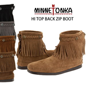 yX[p[Z[ʉiz MINNETONKA MOCCASIN ~lgJ HI TOP BACK ZIP BOOT nCgbv obOWbv u[c 292 293 291T 297T 299 Ki戵X