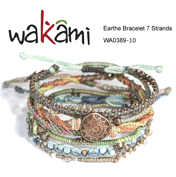 【楽天市場】Wakami ワカミ Earth Bracelet Morning 7 Strand アース 