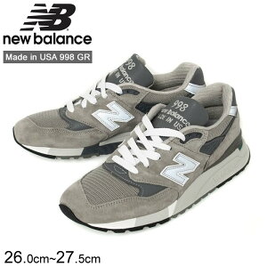 �j���[�o�����X 998 ���C�h�C��USA �����Y NEW BALANCE �X�j�[�J�[ �V���[�Y �O���[ U998GR�@���K�i�戵�X��