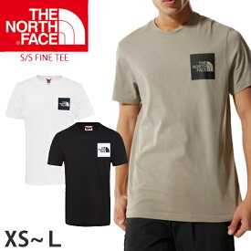 ノースフェイス Tシャツ THE NORTH FACE 半袖 カットソー M S/S FINE TEE ロゴT メンズ NF00CEQ5 正規品取扱店舗