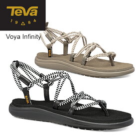 テバ Teva ボヤ インフィニティー ストライプ VOYA INFINITY ブラック ベージュ サンダル スポーツサンダル レディース 正規品取扱店舗