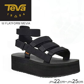 テバ Teva レディース スポーツサンダル FLATFORM MEVIA フラットフォーム メビア ブラック グラディエーター 1116810 正規品取扱店舗