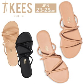 TKEES ティキーズ レディース サンダル フラットサンダル スローン SLOANE レザー スムースカラー 女性用 正規品取扱店舗