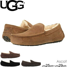 UGG MENS Ascot アグ メンズ アスコット シープスキン カジュアルシューズ スリッポン 5379 5775 1101110 正規品取扱店舗