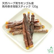 【当店初利用5%OFFクーポン】犬 おやつ アキレス 無添加 天然ハーブ育ちモンゴル産馬肉巻き背筋スティッ…