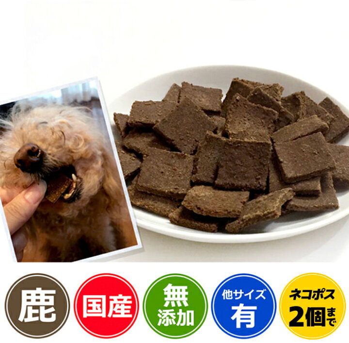 楽天市場 国産 無添加 丹波産 鹿ビスコッティ 150g イリオスマイル ドッグフード ドックフード 犬用おやつ 犬 おやつ 無添加おやつ 犬 用自然派おやつ専門店iliosmile
