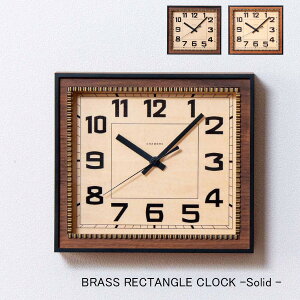�y�}���\������!�m��1/2�ōő�100���|�C���g�o�b�N�zBRASS RECTANGLE CLOCK -Solid - (�u���X ���N�^���O�� �N���b�N)CH-053CBS/CH-053WNS �p�^�O���V�������v �X�C�[�v�^�j �É� ������ �f�p ���Y ���{��