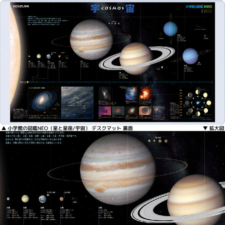 楽天市場】【丸めないからすぐ使える】コイズミ 学習机 デスクマット 小学生の図鑑NEO+ぷらす 星と星座/宇宙 YDS-685SU 学習デスク /学習机用/勉強机デスクマット/デザインマット 両面クリアマット deskmat KOIZUMI : アイルインテリアエクセル 楽天市場】【丸めないからすぐ使える】コイズミ 学習机 デスクマット 小学生の図鑑NEO+ぷらす 星と星座/宇宙 YDS-685SU 学習デスク /学習机用/勉強机デスクマット/デザインマット 両面クリアマット deskmat KOIZUMI : アイルインテリアエクセル