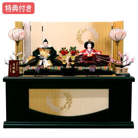 ◆特典付き 【展示現品】 雛人形 ひな人形 収納飾り 親王飾り 808 切嵌衣裳 五曲月桜屏風 衣裳着人形 ぼんぼり 雪洞 おひなさま/ひなまつり/かわいい/おしゃれ/初節句/お祝い/女の子/桃の節句/ひな祭り/お雛様/映え【数量限定】