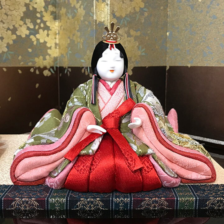 楽天市場】【展示現品】雛人形 柿沼東光作 ひな人形 木目込み人形 平 
