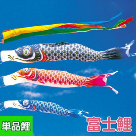 2024年度 新作 日本製 鯉のぼり こいのぼり 単品 富士鯉 単品鯉 10m 黒鯉 フジサン鯉 端午の節句