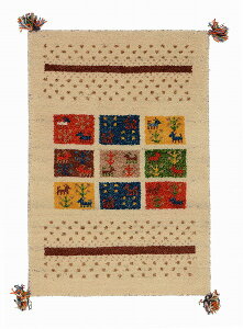���O �M���b�x �}�b�g 70×120cm ��D���O�~ ���􂢉� �C���e���A �t�����W�t�� �ʔN GABBEH D3 MIX/D11 GN/D16 OR/D19 MU/D20 BL