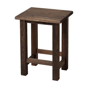 【焼桐 角スツール】持ち運び便利 木製 スツール 軽量 腰かけ サイドテーブル 花台 趣 面取り加工 玄関 リビング 寝室 吸湿性 保湿性