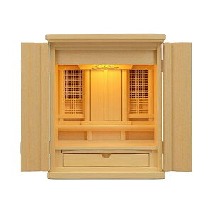 総ムク 上置き 神徒壇 タモ 【STK-13703】 20号 幅48cm 奥行41cm