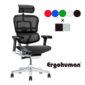 [エルゴヒューマン プロ2 ハイタイプ EHP2-HAM] チェア パソコン オフィス ワーク PC 人間工学 姿勢 楽 おしゃれ シンプル スタイリッシュ ハイバック Ergohuman