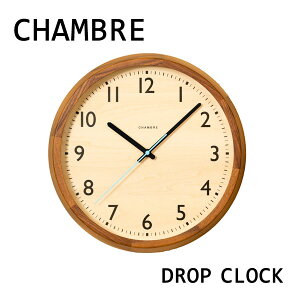 |v NbN dgv@CHAMBRE VuyDROP CLOCK WALNUT hbv NbN EHibg CH-039WNzk C   킢 