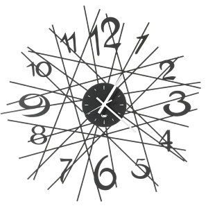 ySS!m1/2ōő100|CgobNz |v Arti e Mestieri yZIG ZAG wall clockzAeB G XeBG ANZgJ[ l a70cm