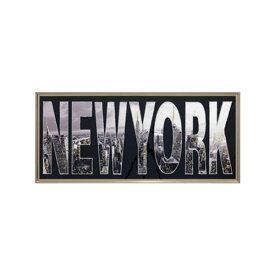 アートパネル ウォールインテリア アートフレーム 絵 写真 絵画 壁 装飾 額入り NEWYORK モノクロ モノトーン 白黒 ニューヨーク クリスタルピクチャー