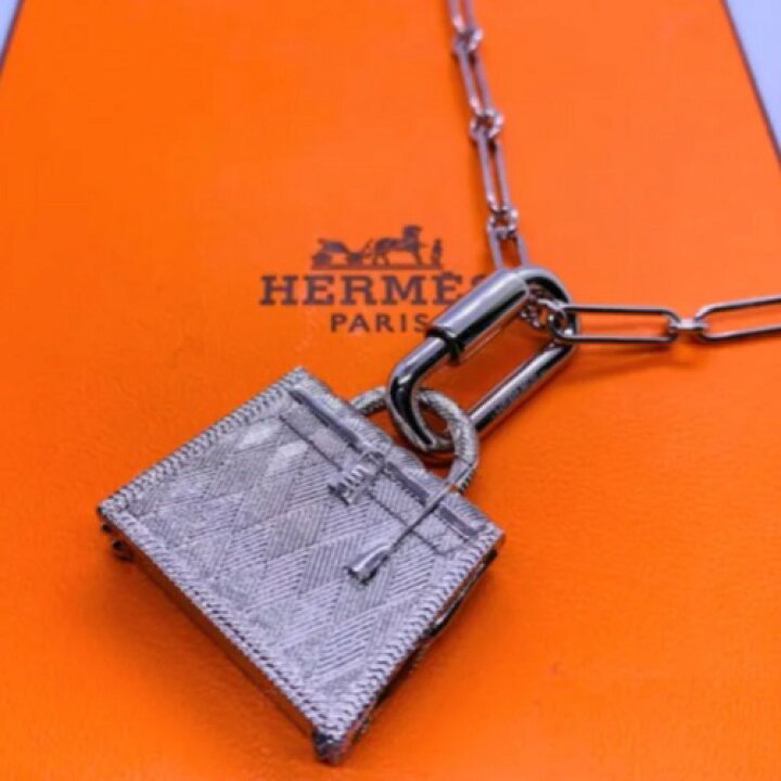 楽天市場】【中古】HERMES エルメス キュリオジテ ケリー ネックレス 