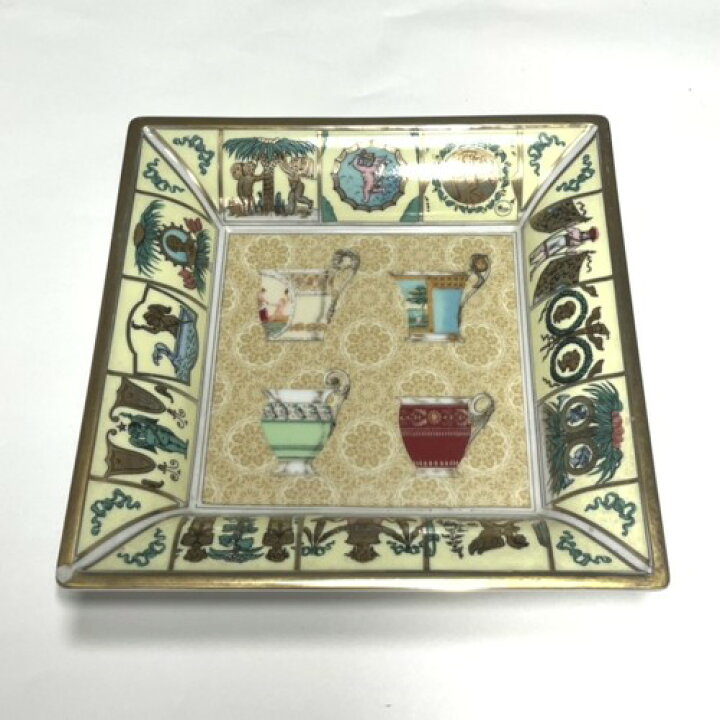 楽天市場】【中古】GUCCI グッチ アッシュトレイ 陶器 アイボリー 