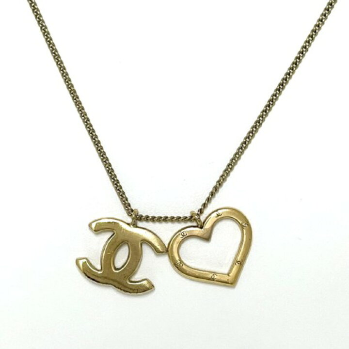 楽天市場】【中古】CHANEL シャネル ココマーク ハート ネックレス 04P  