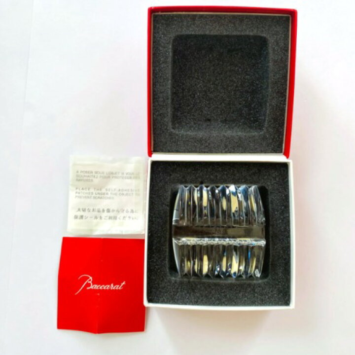 楽天市場】【中古】Baccarat バカラ フォトスタンド クリスタルガラス 