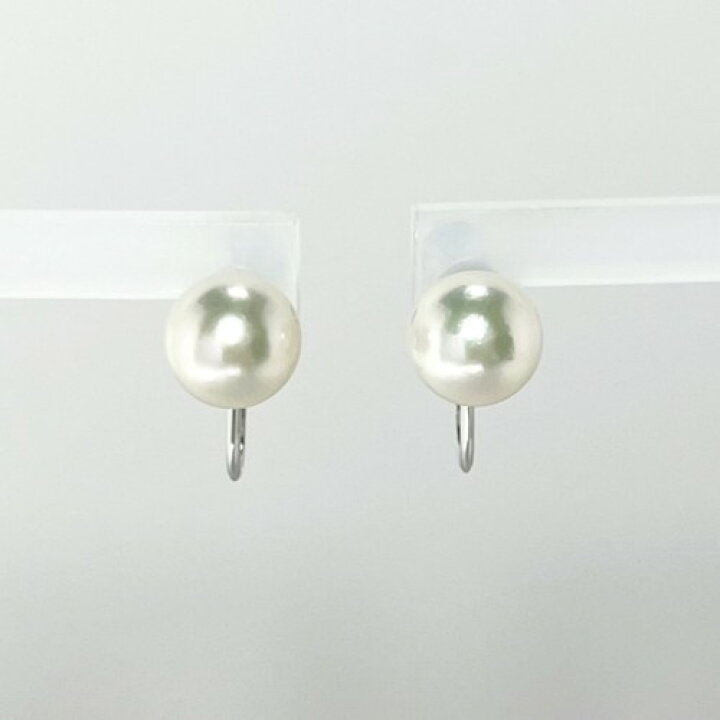 楽天市場】【中古】MIKIMOTO ミキモト パール イヤリング K18WG パール  