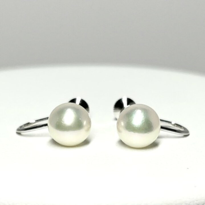 楽天市場】【中古】MIKIMOTO ミキモト パール イヤリング K18WG パール 