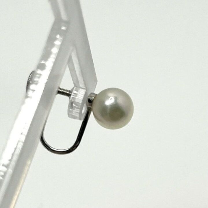 楽天市場】【中古】MIKIMOTO ミキモト パール イヤリング K18WG パール 