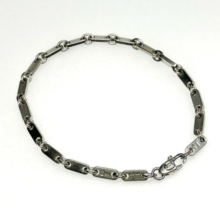 楽天市場】【中古】CARTIER カルティエ フィガロ ブレスレット 750WG 