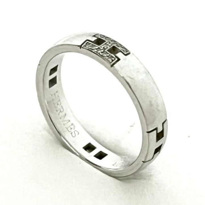 楽天市場】【中古】HERMES エルメス エヴァー ヘラクレス リング 750WG  