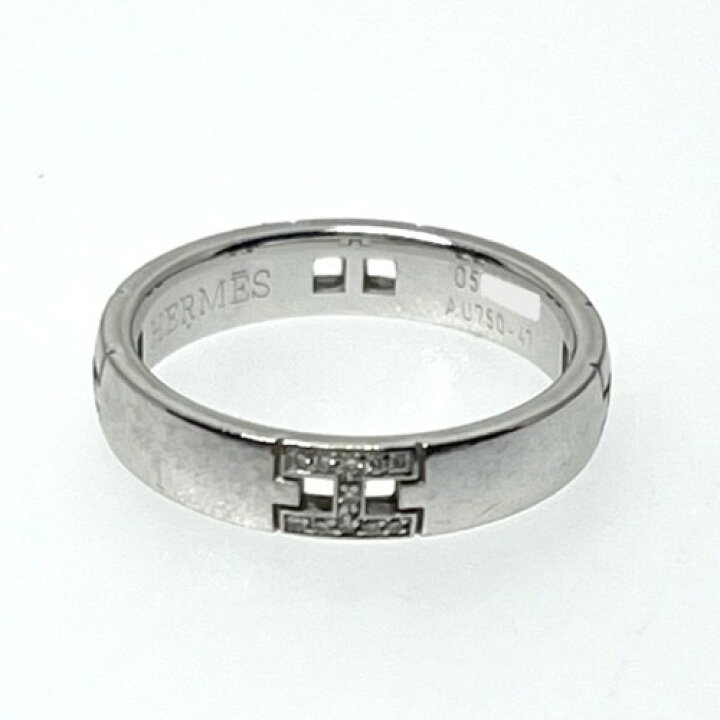 楽天市場】【中古】HERMES エルメス エヴァー ヘラクレス リング 750WG  