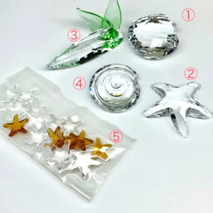 楽天市場】【中古】SWAROVSKI スワロフスキー 置物 5点セット SCS限定 