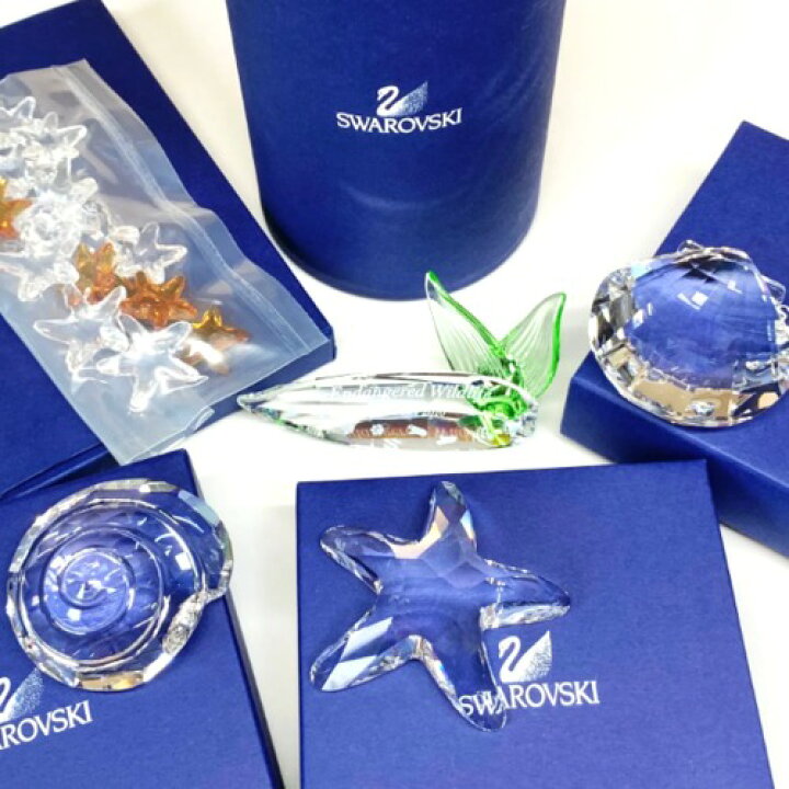 楽天市場】【中古】SWAROVSKI スワロフスキー 置物 5点セット SCS限定 