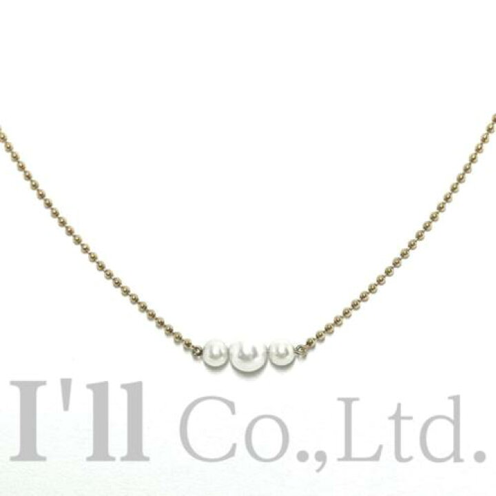 楽天市場】【中古】MIKIMOTO ミキモト パール ネックレス K18YG 3P 