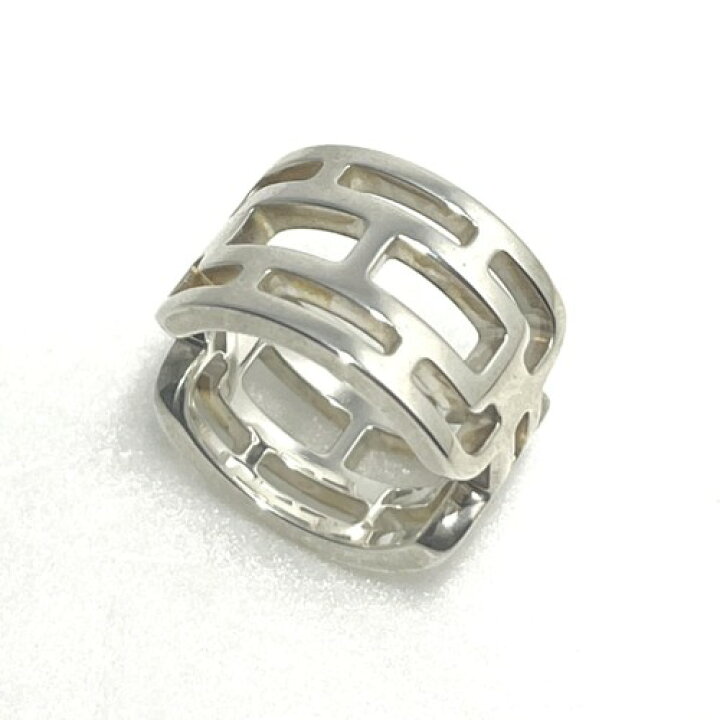 楽天市場】【中古】HERMES エルメス アルカン PM リング Ag925 ＃49  