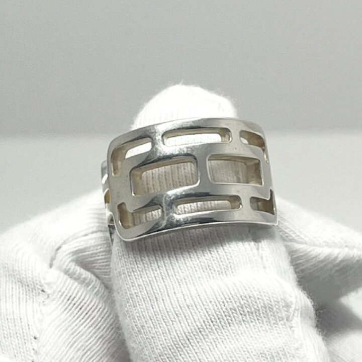 楽天市場】【中古】HERMES エルメス アルカン PM リング Ag925 ＃49  