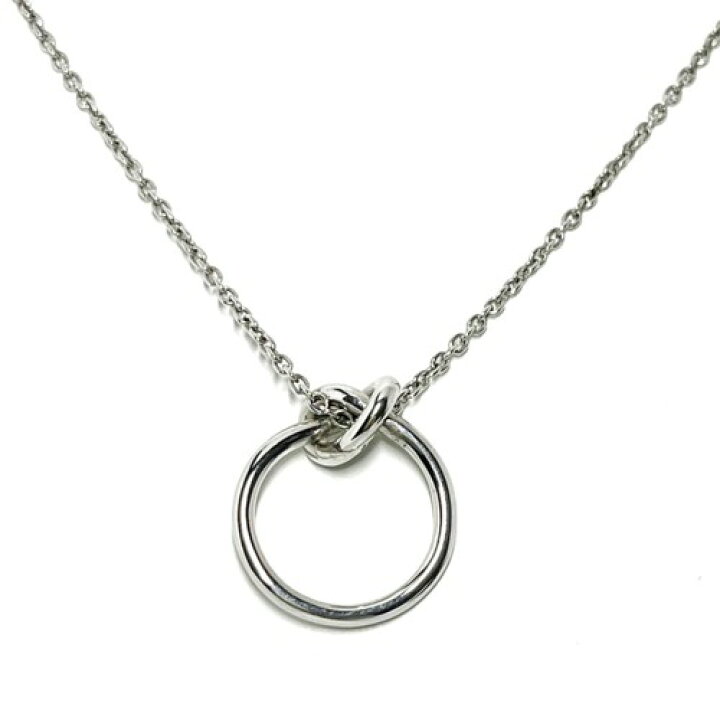 楽天市場】【中古】CELINE セリーヌ ノット ネックレス 4AH846BRA.36SI  