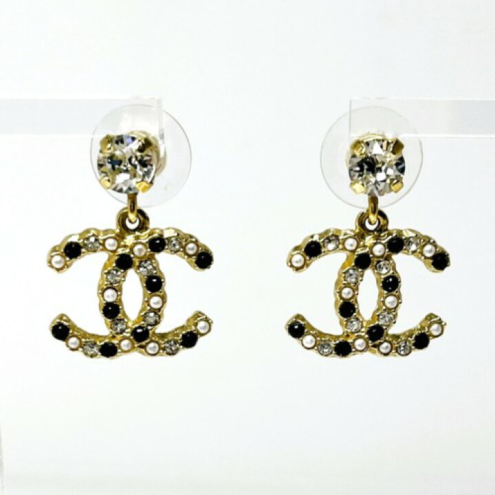 楽天市場】【中古】CHANEL シャネル ココマーク ピアス A20K メタル  