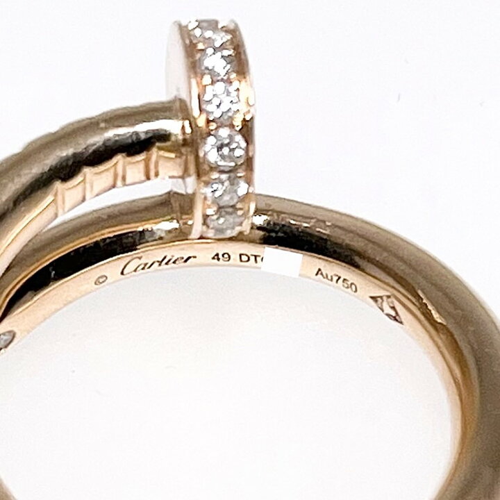 楽天市場】【中古】CARTIER カルティエ ジュスト アン クル リング  