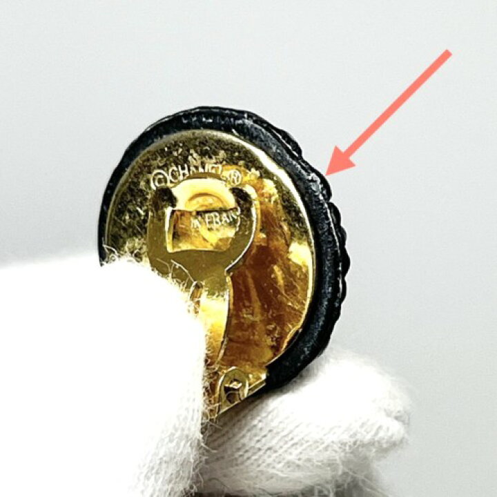 楽天市場】【中古】CHANEL シャネル ココマーク マトラッセ イヤリング  