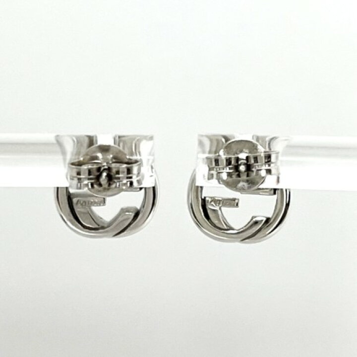 楽天市場】【中古】GUCCI グッチ インターロッキングG スタッド ピアス 