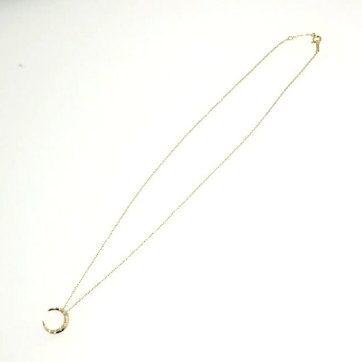 楽天市場】【中古】AHKAH アーカー エターナルムーン ネックレス K18YG  