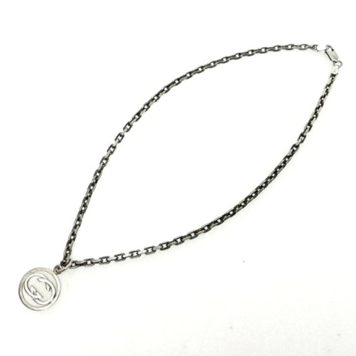楽天市場】【中古】GUCCI グッチ インターロッキングG ネックレス 