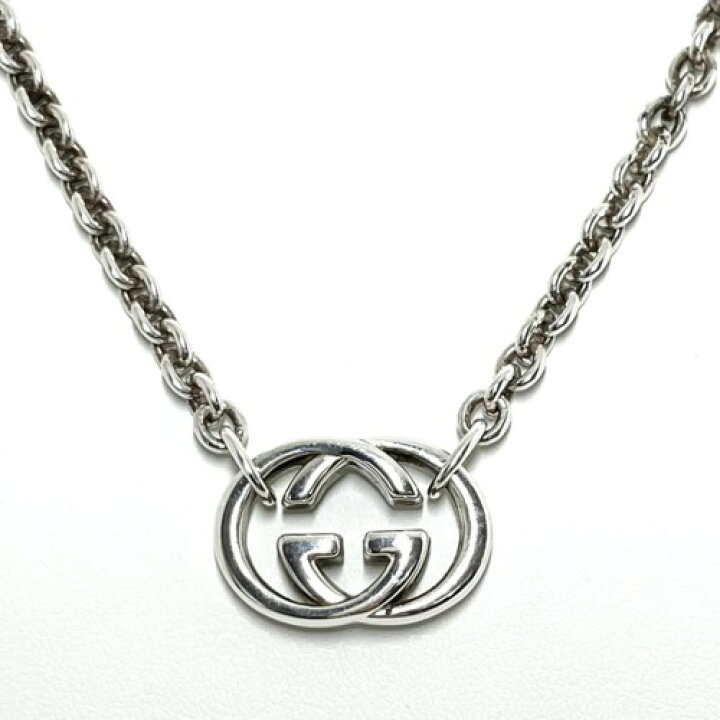 楽天市場】【中古】GUCCI グッチ インターロッキングG ネックレス 
