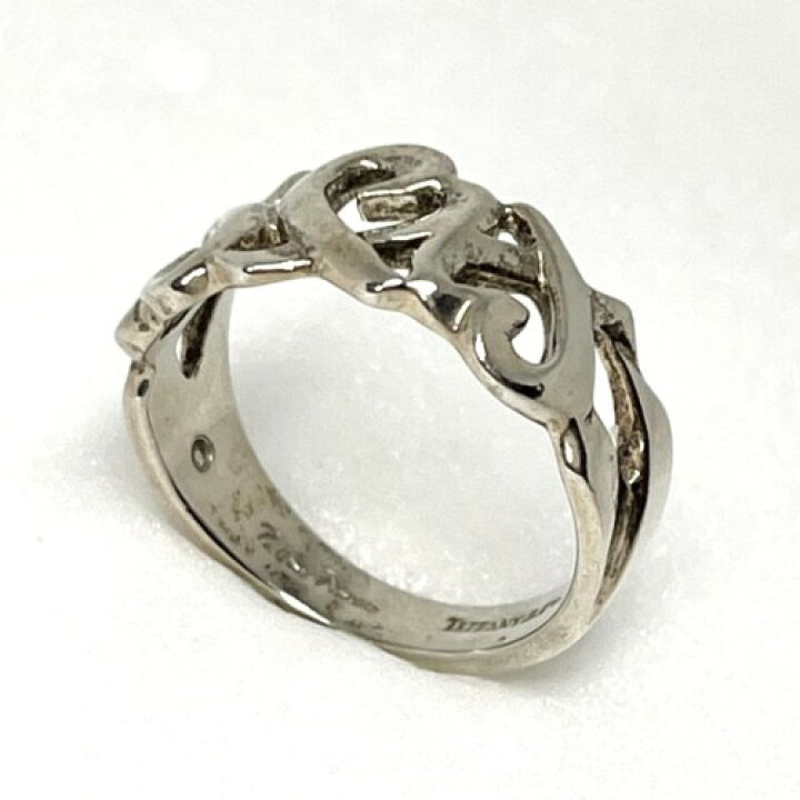 楽天市場】【中古】Tiffany&Co. ティファニー トリプル ラビングハート  