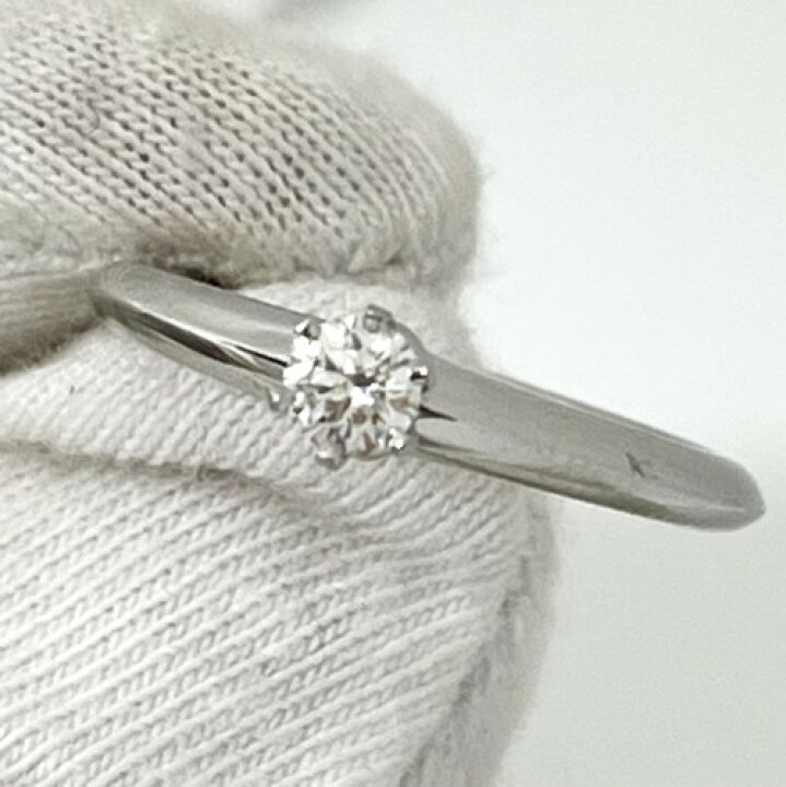 楽天市場】【中古】Tiffany&Co. ティファニー ソリティア リング Pt950  