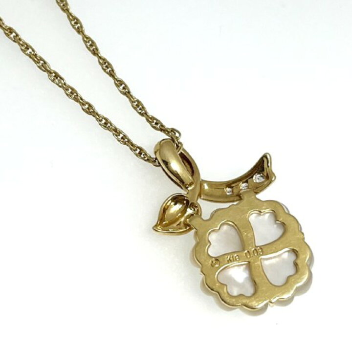 楽天市場】【中古】田崎 タサキ フラワーモチーフ ネックレス K18YG  