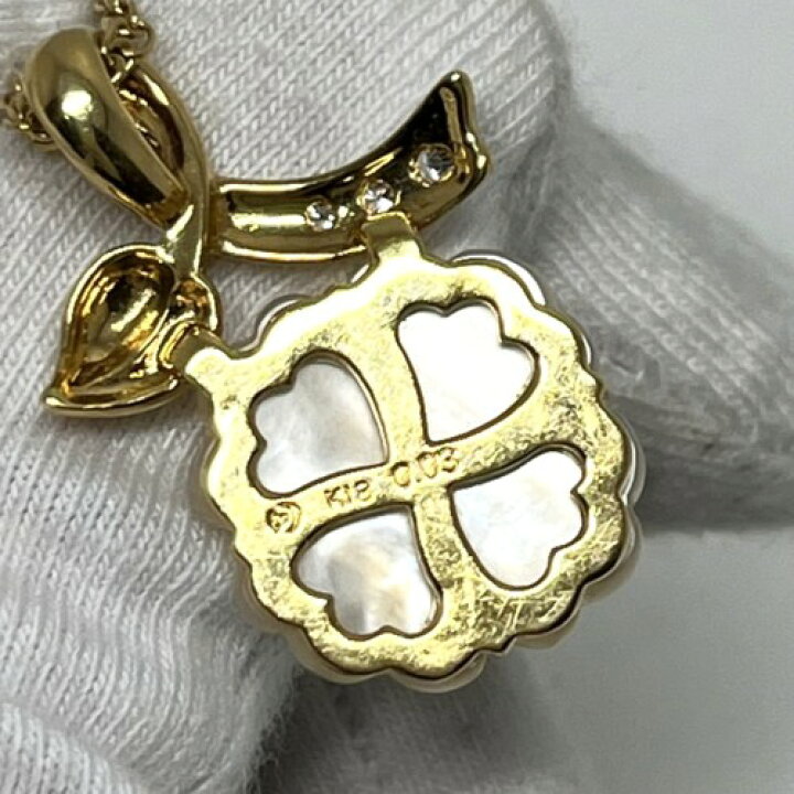 楽天市場】【中古】田崎 タサキ フラワーモチーフ ネックレス K18YG  