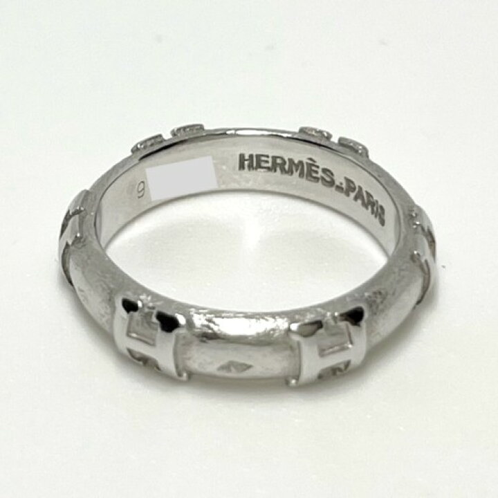 楽天市場】【中古】HERMES エルメス フィデリテ リング 750WG #50 